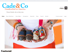 Tablet Screenshot of cadeandco.com